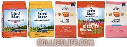 Natural Balance L.I.D dry dog food for border collies